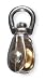 Battalion 1RCE6 Swivel Eye Pulley, Chrome