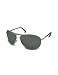 Giorgio Armani Signature Aviator Metal Sunglasses silver havana/green