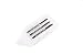 08-36 NF High Speed Steel Ground Thread 3 Piece Tap Set, Includes: Taper, Plug, Bottom
