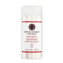 Martha Stewart Crafts - Holiday - Tinsel-Cut Glitter - Large Bottle - Mica Flake