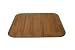 Avant-Garde Rectangular Chair Mat Medium Walnut Wood