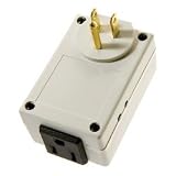 Leviton WSG0S-S1T Plug-In ON/OFF Relay Receiver, Light Almond
