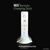 NINTENDO WII REMOTE CONTROL PU CHARGING DOCK + BATTERY