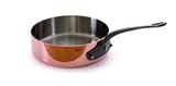 1.9 Qt. Copper Saute Pan - Mauviel Prof Series 2.5mm