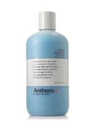 Anthony Logistics for Men Sea Salt Body Scrub, All Skin Types, Fragrance Free 12 oz (340 g)