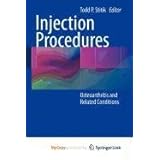 injection procedures osteoarthritis and related conditions lecture notes in mathematics