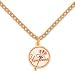 New York Yankees Chain Necklace with Top Hat Team Logo Pendant