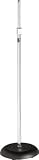 Atlas Sound MS-10C Round Base All-Purpose Mic Stand Chrome