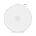50 Clear Round ClamShell CD DVD Case, Clam Shells with Lock