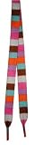 Foot Galaxy 45 Colored Square Printed Shoe Laces