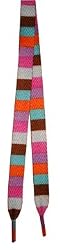 Foot Galaxy 45" Colored Square Printed Shoe Laces