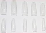 500 tips capsules clear transparentes cut out