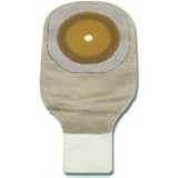 Premier Drainable Pouch, Pre-Sized Flextend Skin Barrier, with Tape, Transparent, Standard, Stoma 1 3/4", 10/Bx, HOL8639