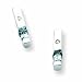 Sterling Silver White Ice .02ct. Diamond and Blue Topaz Earrings