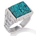 Jay King Turquoise Sterling Silver Men's Ring