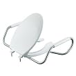 KOHLER K-4654-A-0 Lustra , Elongated Toilet Seat, White