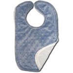Personalized Blue Chenille Bib