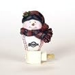 Milwaukee Brewers 5" Snowman Night Light - MLB Baseball