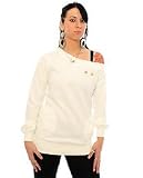 Triple 5 Soul - Triple 5 Soul The Student Union Off Shoulder Crew,Sweatshirts for Women (555 Soul)