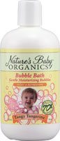 Nature's Baby Organics Bubble Bath, Tangy Tangerine, 12-Ounce Bottle