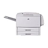 HP LaserJet 9050n - Printer - B/W - laser - A3, Tabloid Extra (12 in x 18 in) - 1200 dpi x 1200 dpi - up to 50 ppm - capacity: 1100 sheets - Parallel, 10/100Base-TX