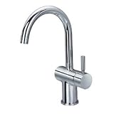 Arctic swan neck spout monobasin tap