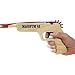 Magnum 45 Wooden Rubberband Gun
