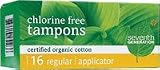 Seventh Generation Chlorine-Free Organic Tampon Regular -- 16 Tampons