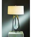Hubbardton Forge 27-3075-03-498 Moreau 1 Light Table Lamp in Mahogany