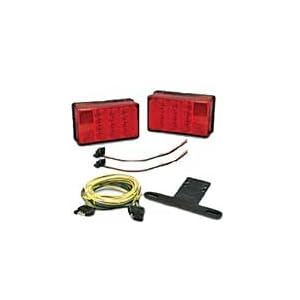 Wesbar Waterproof Low Profile 4x6 LED Trailer Light Kit by Wesbar