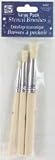 Loew-Cornell Stencil Brush Set Size 1 4 And 8 4402; 3 Items/Order