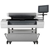 HP DesignJet T1100ps - 44 large-format printer - color - ink-jet - Roll (44 in x 300 ft) - 2400 dpi x 1200 dpi up to 1.7 ppm (color) - USB, 1000Base-T