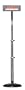 Fire Sense Telescoping Infrared Indoor/Outdoor Heater, Stainless Steel