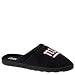 Reebok Men's New York Giants NFL Slippers,Black/Royal/Red,Medium