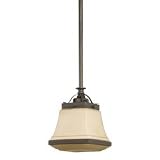 Buy American Fluorescent CHP113RBSCT Chesterfield Hand Blown Square Glass Pendant, Oil... by American Fluorescent