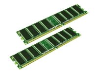 Kingston - Memory - 8 GB ( 2 x 4 GB ) - DIMM 184-pin - DDR - 333 MHz