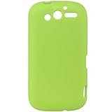 Silicone Gel Skin Sleeve GREEN Rubber Soft Cover Case for HTC MYTOUCH 4G HD ....