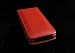 Red Flip Cover Leather Case w/ Belt Clip for Apple iPod Nano 5th Gen 8GB/16GB