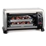 Rival TO606 6 Slice Counter Top Oven with Convection, Brushed Stainless Steel by Rival
