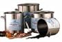 Polar Ware 243 24 Qt Tri-Ply Stainless Steel Stock Pot