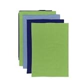 Gerber 4 Pack Prefold Birdseye Solid Diaper, Blue