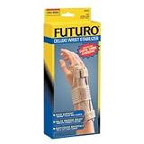Futuro, Wrist Stabilizer Deluxe for Left Hand, Small/Medium Size: 5.5 - 7.5 Inches