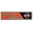 Harley-Davidson&reg; Transportation Tin Sign--NEW for 2009. Embossed tin sign. Measures 6" x 23". Made in the USA. 99351-09V