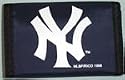 NEW YORK YANKEES Team Logo Tri-Fold NYLON WALLET