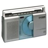 New Portable Front Loading Cd Player Am Fm Radio 2 Digit Lcd Track Indicator Electronics portable radio