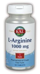 L-Arginine 1000mg - 30 - Tablet