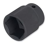 Shallow Impact Socket CV - 1/2-Inch Drive x 1-1/8 Inch
