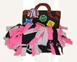 Pomchies Pom-Id Black/Tropic Pink/White Luggage Tag