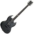 VB-400 Baritone Electric Guitar Black Satin
