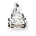 Sterling Silver Cake Charm